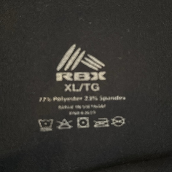 RBX Black leggings sz XL - Picture 2 of 2